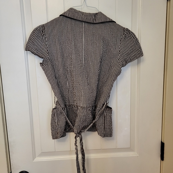 Candie's | y2k glitter stripes button down - Picture 3 of 3